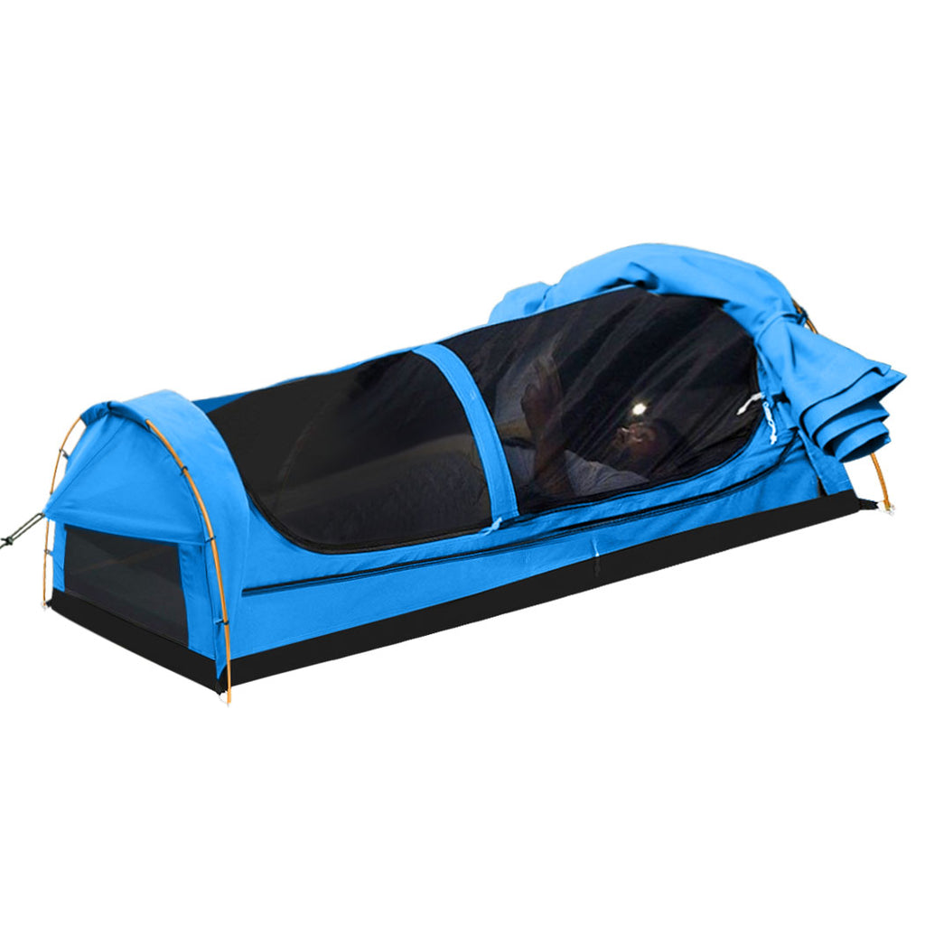 Mountview Double Swag Camping Swags Navy