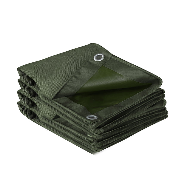 Polyester Canvas Tarp Tarpaulin Sun 3x3 Meter Green