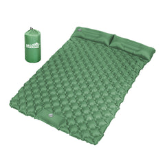 Mountview Sleeping Pad Inflatable Camping Double Green