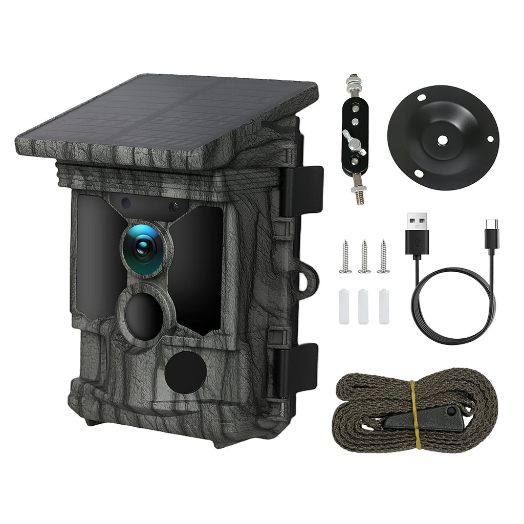 Centra 4K Solar Trail Camera 112MP Game and Wildlife Cam