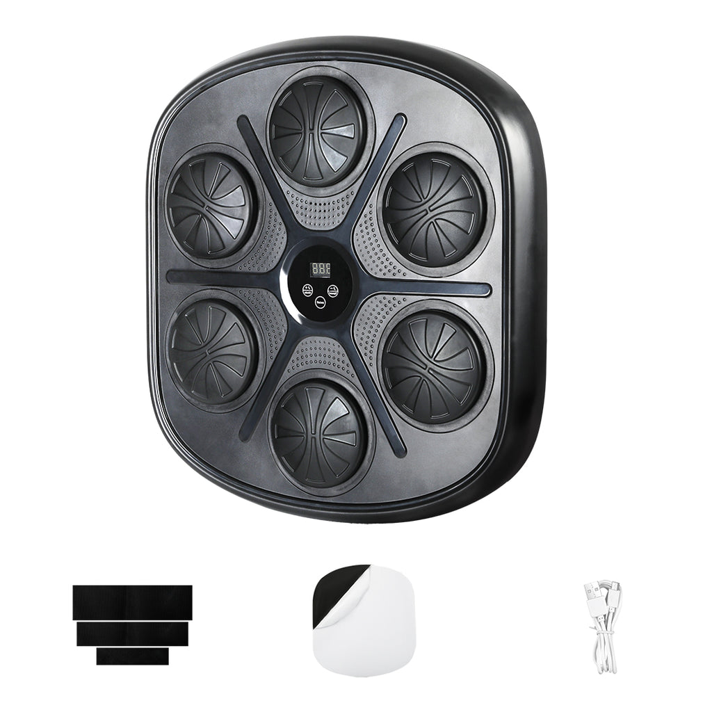 Centra Electronic Punching Box Music Machine Home Training Bluetooth 9 Speeds Black