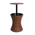 Levede Cooler Ice Bucket Table Bar Outdoor Brown