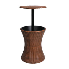 Levede Cooler Ice Bucket Table Bar Outdoor Brown