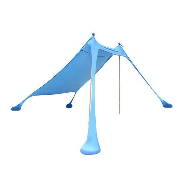 Mountview Beach Tent Canopy 210x210cm Sun Shade Shelter Blue