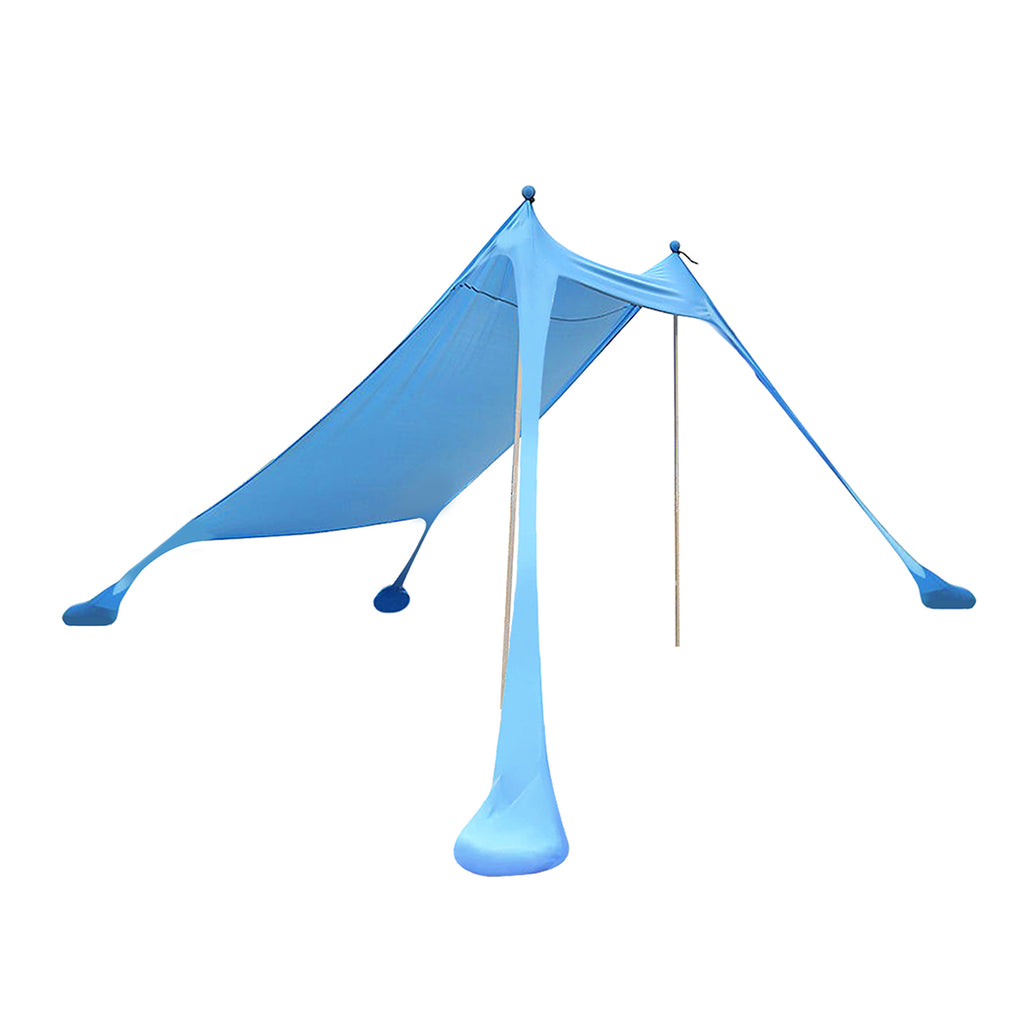 Mountview Beach Tent Canopy 210x210cm Sun Shade Shelter Blue