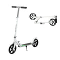 Monvelo Folding Kick Scooter Large Wheels — White
