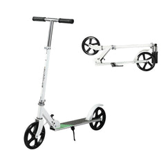Monvelo Folding Kick Scooter Large Wheels — White