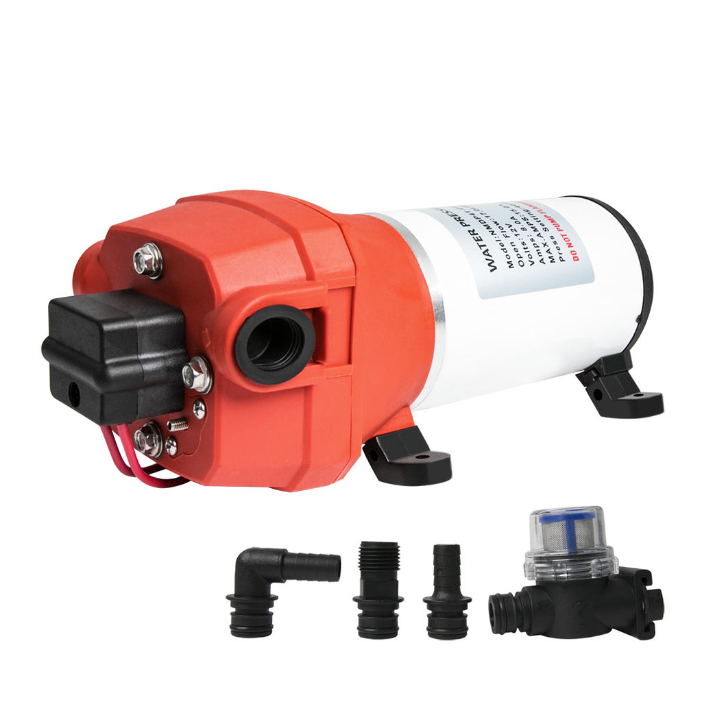 Traderight 12V Caravan Water Pump 40PSI Self-Priming