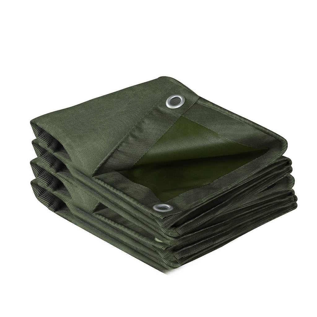 Polyester Canvas Tarp Tarpaulin Sun 2x3 Meter Green