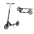 Monvelo Folding Kick Scooter Large Wheels — Black