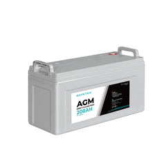 Safetex 12V 200Ah AGM Deep Cycle Lead