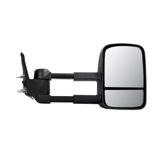 Galvan 2x Extendable Towing Mirrors Matte Black