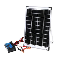 12V 10W Monocrystalline Solar Panel Kit
