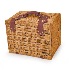 4 Person Picnic Basket Set with Cooler, Blanket & Cutlery