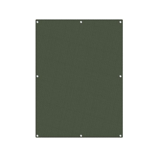 Manan 4x3m Polyester Canvas Tarpaulin – Green