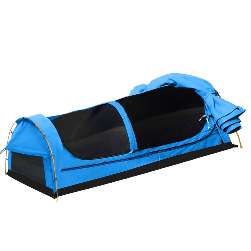 Mountview Double Swag Camping Swags Navy