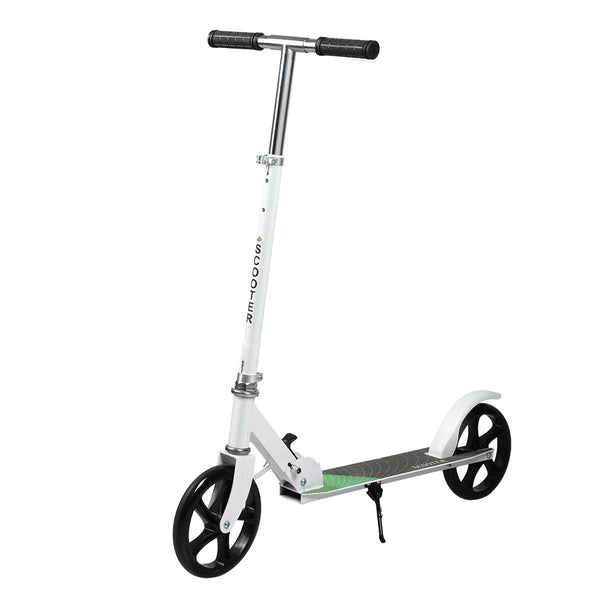 Monvelo Folding Kick Scooter Large Wheels — White