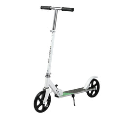 Monvelo Folding Kick Scooter Large Wheels — White