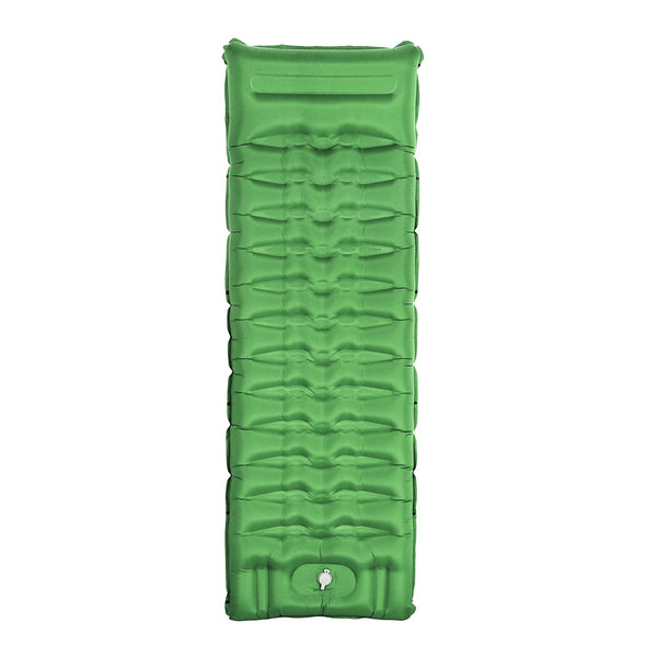 Mountview Sleeping Mat Air Bed Pad Caming Single Green