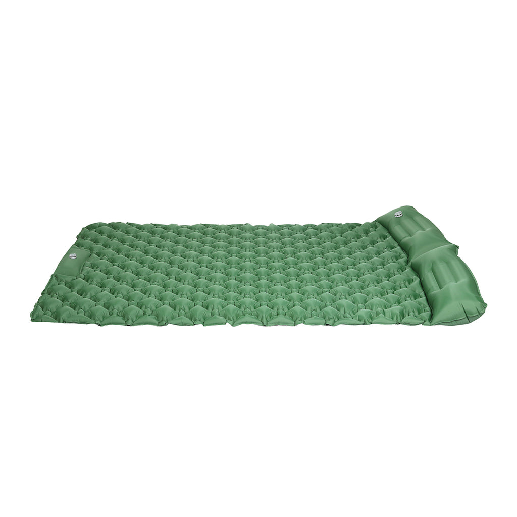 Mountview Sleeping Pad Inflatable Camping Double Green