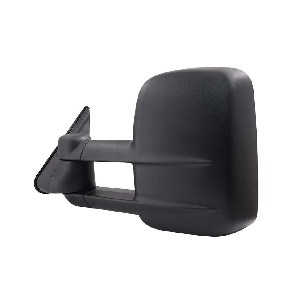 Galvan 2x Extendable Towing Mirrors Matte Black