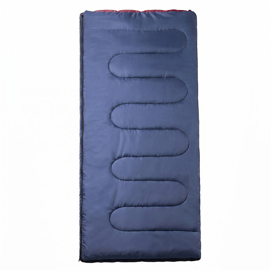 Mountview Sleeping Bags Single Camping Hiking 3-Season Thermal Blue 0°C-15°C