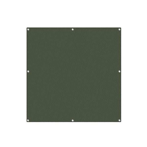 Polyester Canvas Tarp Tarpaulin Sun 3x3 Meter Green