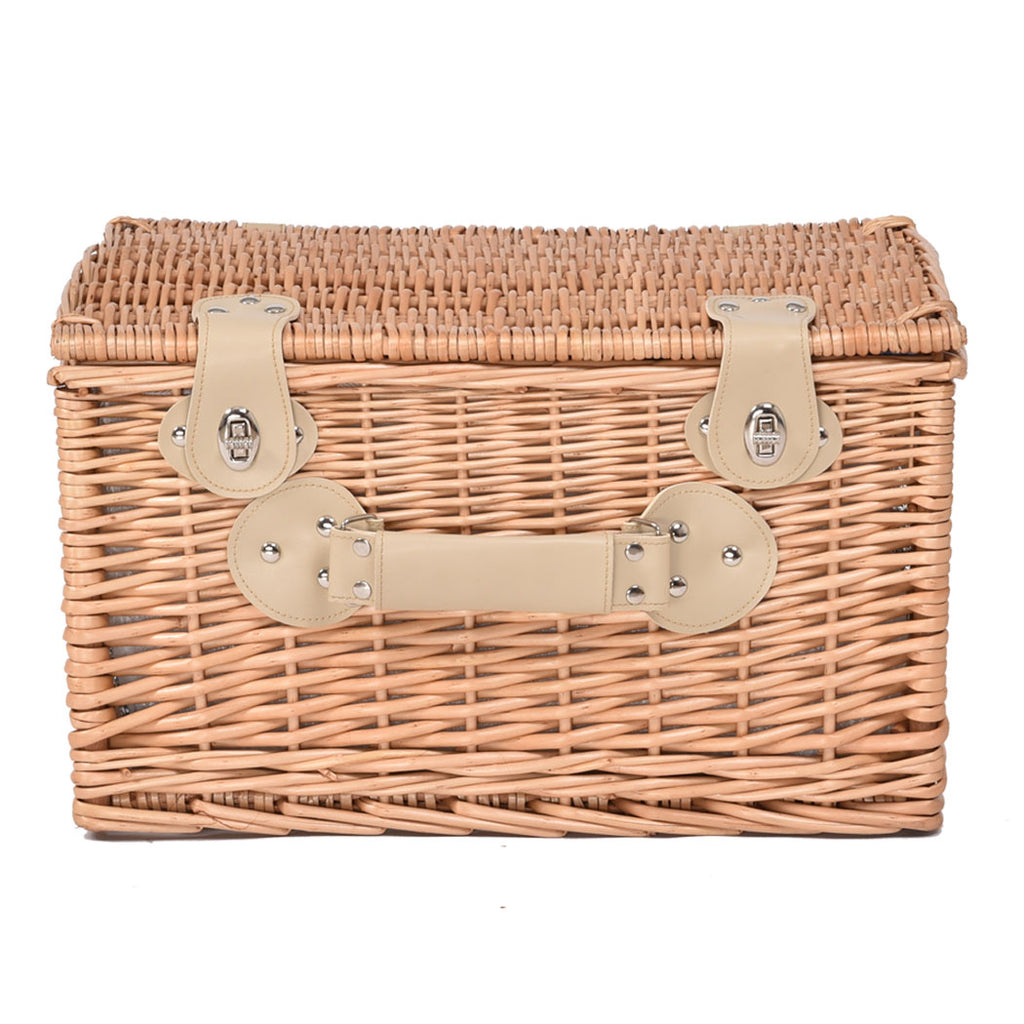 4 Person Picnic Basket Set with Cutlery, Plates & Cooler
