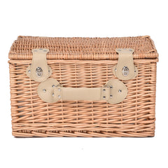 4 Person Picnic Basket Set with Cutlery, Plates & Cooler