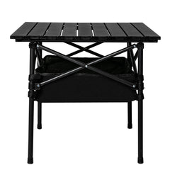 Levede Folding Camping Table Portable Black