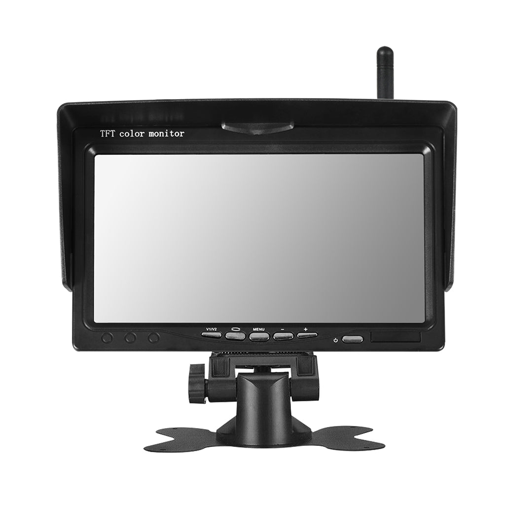 Manan 7" Wireless Rear View Monitor with 2 WiFi Cameras