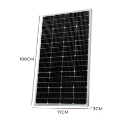 12V 300W Monocrystalline Solar Panel Kit with Controller