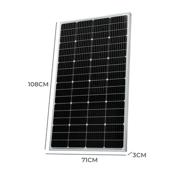 12V 300W Monocrystalline Solar Panel Kit with Controller