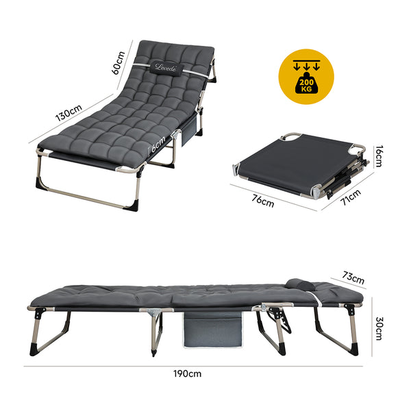 Levede Folding Camping Bed Camp Cots