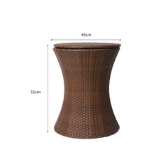 Levede Cooler Ice Bucket Table Bar Outdoor Brown