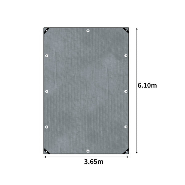 Manan Tarp Tarpaulin 200GSM Camping 3.65mx6.10m