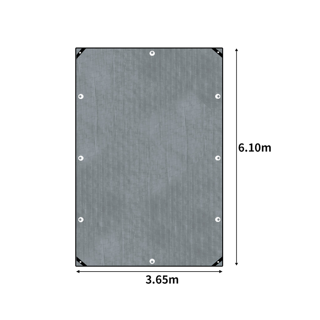 Manan Tarp Tarpaulin 200GSM Camping 3.65mx6.10m