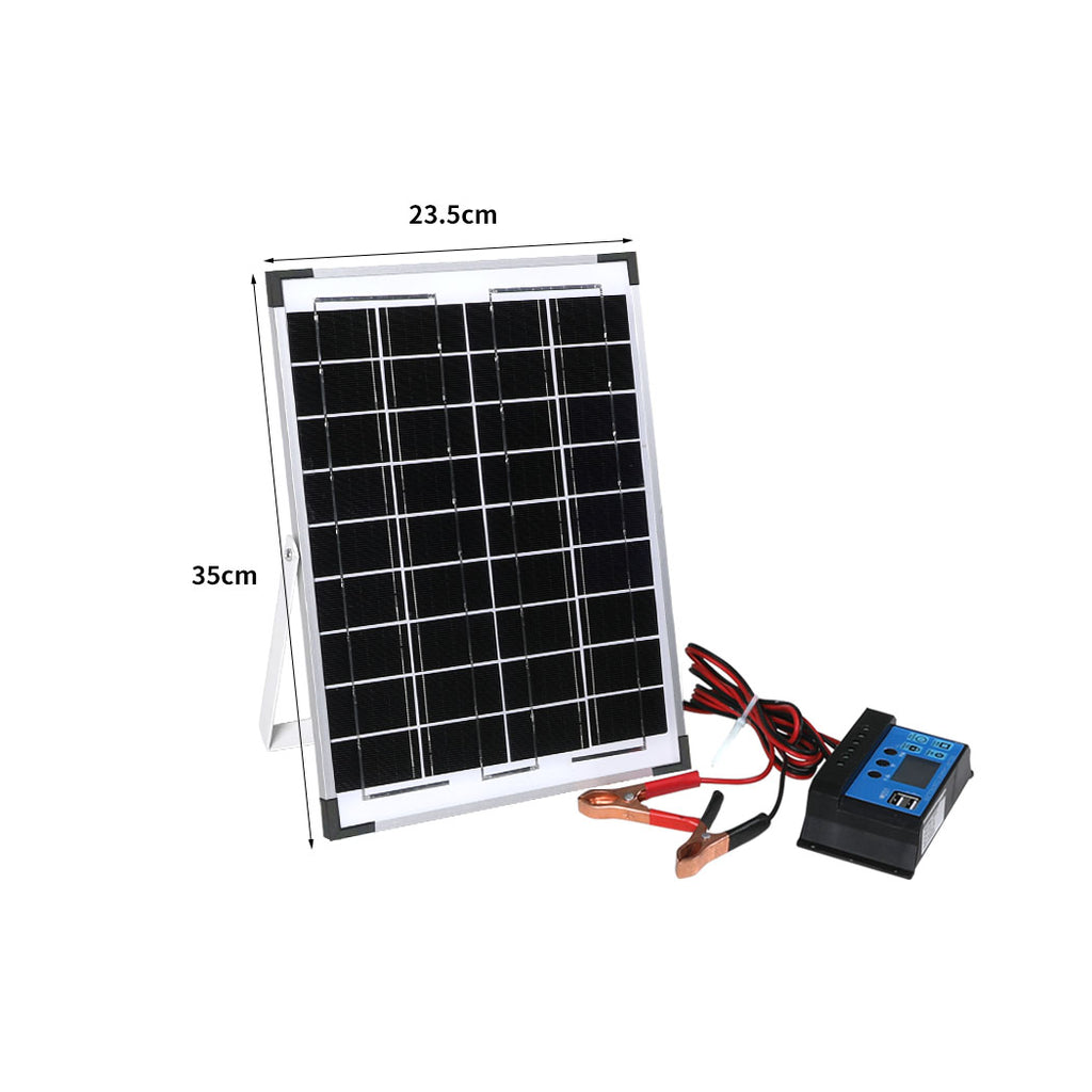 12V 10W Monocrystalline Solar Panel Kit