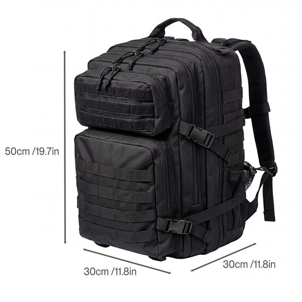 Slimbridge 45L Military Tactical Backpack Rucksack Hiking Travel Bag Black