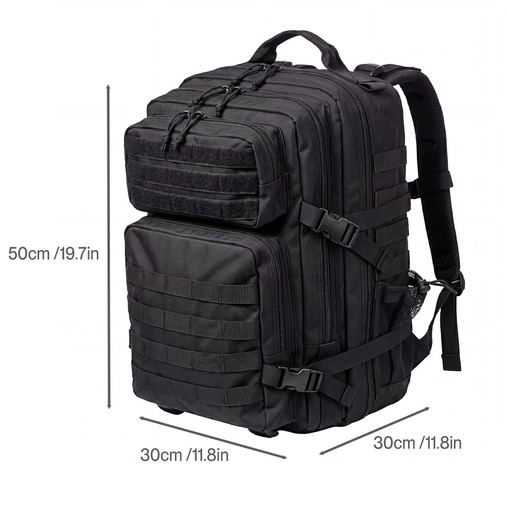 Slimbridge 45L Military Tactical Backpack Rucksack Hiking Travel Bag Black