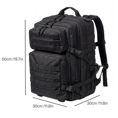 Slimbridge 45L Military Tactical Backpack Rucksack Hiking Travel Bag Black