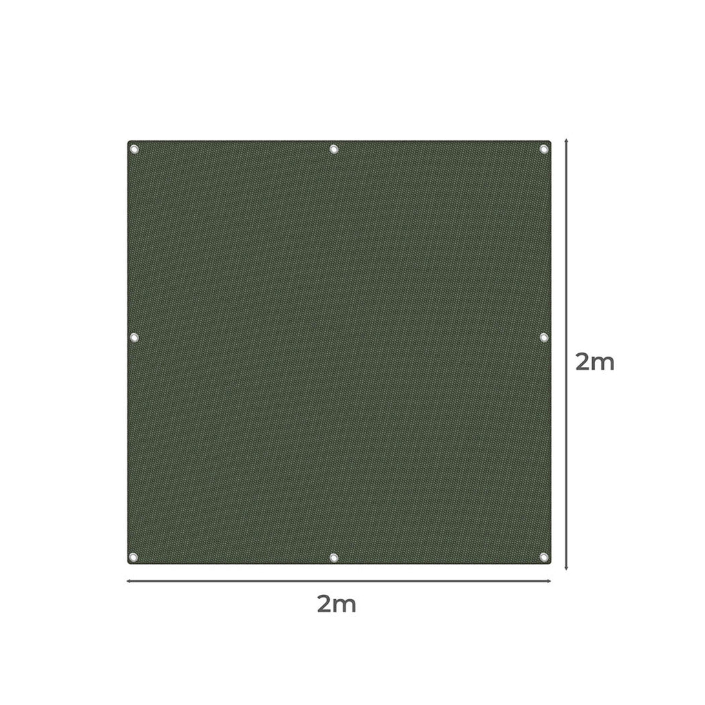 Manan Polyester Canvas Tarp 2x2m Green