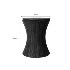 Levede Cooler Ice Bucket Table Bar Outdoor Black