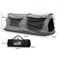 Mountview King Single Swag Camping Swag Grey
