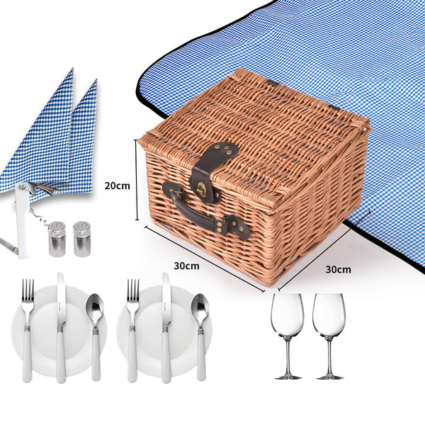 2 Person Picnic Basket Set Outdoor