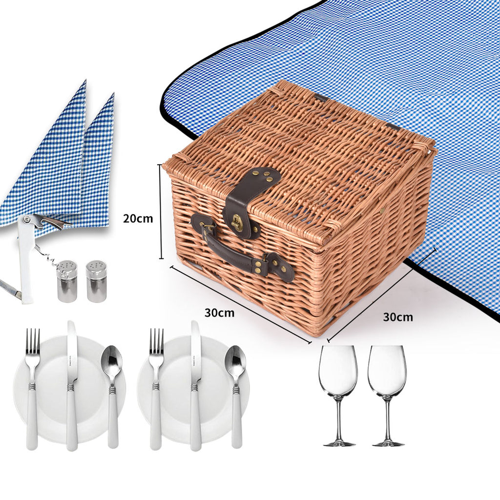 2 Person Picnic Basket Set Outdoor