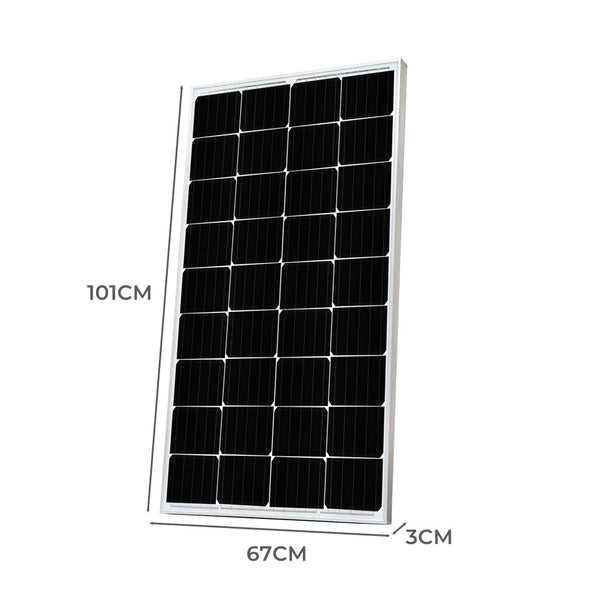 12V 250W Monocrystalline Solar Panel Kit with Controller