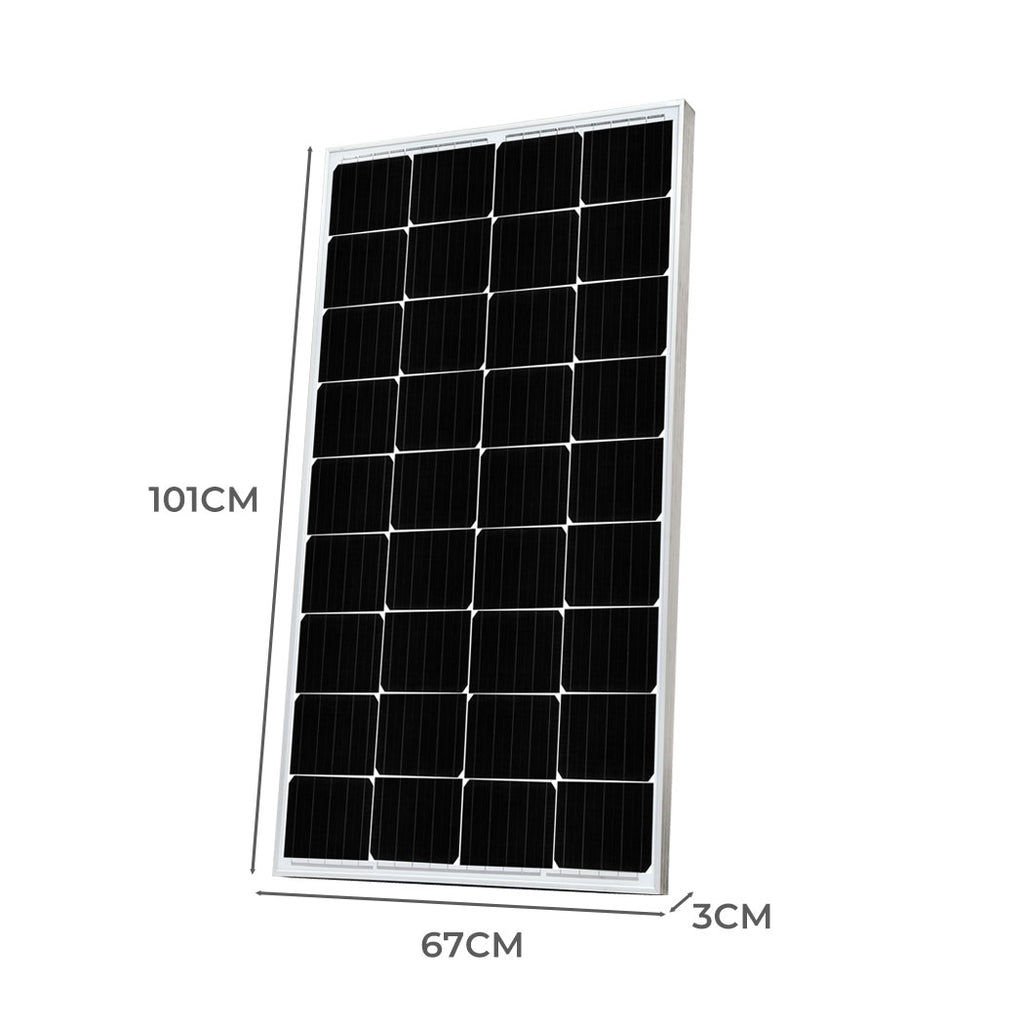 12V 250W Monocrystalline Solar Panel Kit with Controller