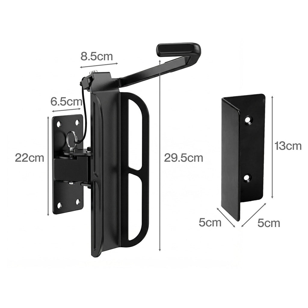 Monvelo Bike Wall Mount Swivel Bike Stand 4 PCS Vertical Rack Garage Apartment
