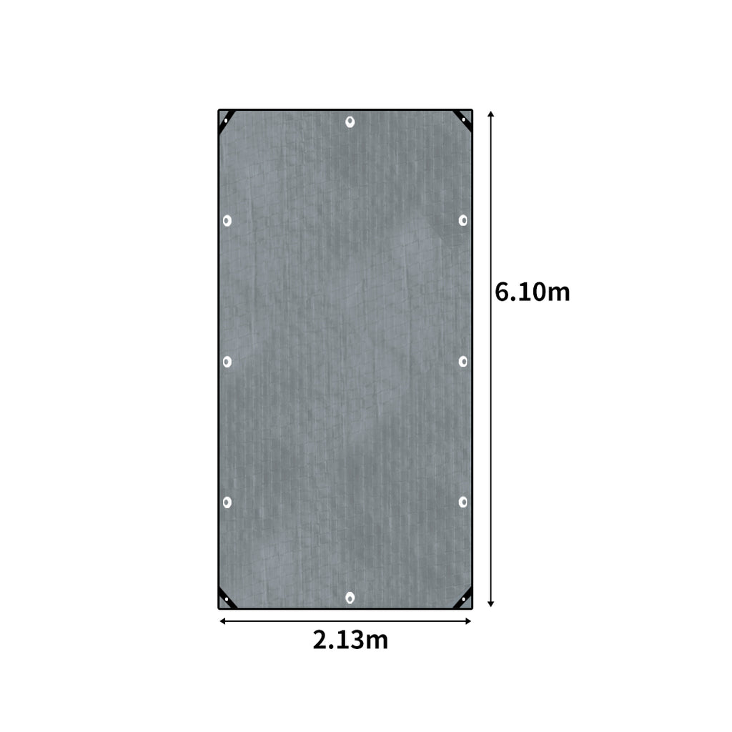 Manan Tarpaulin 200GSM Camping Tarp 2.13 x 6.1m